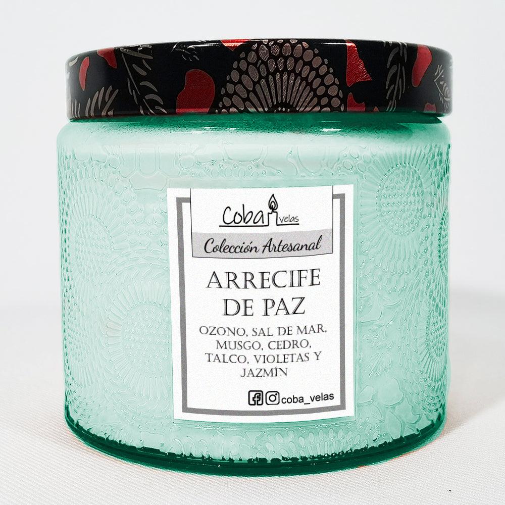 Vela Clásica Colección Turquesa (15 aromas a elegir) - CobaVelas