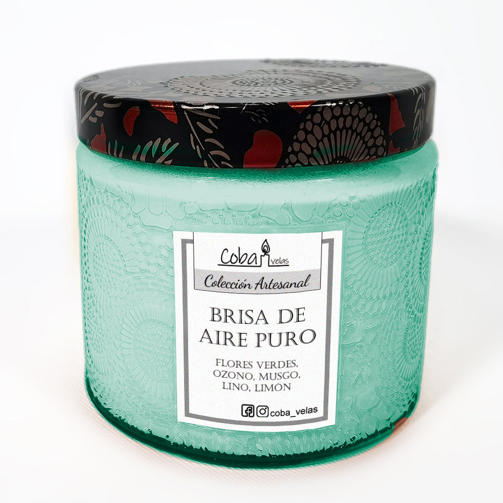 Vela Clásica Colección Turquesa (15 aromas a elegir)