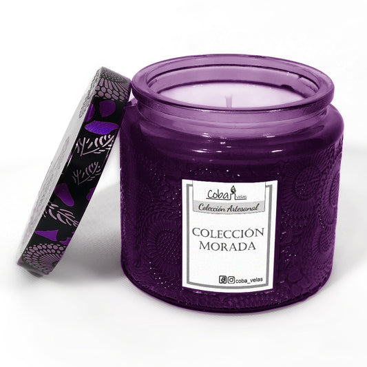 Vela Clásica Colección Morada (13 aromas a elegir)