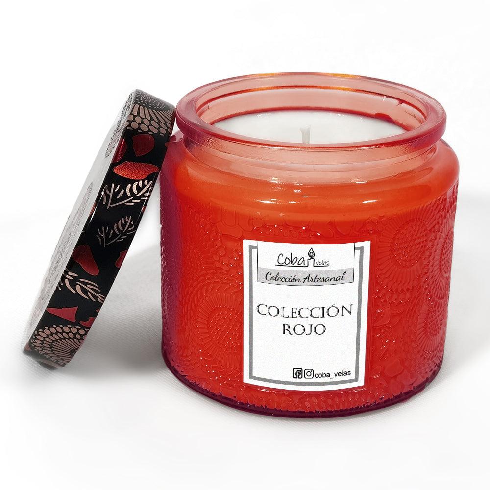 Vela Clásica Colección Rojo (11 aromas a elegir) - CobaVelas