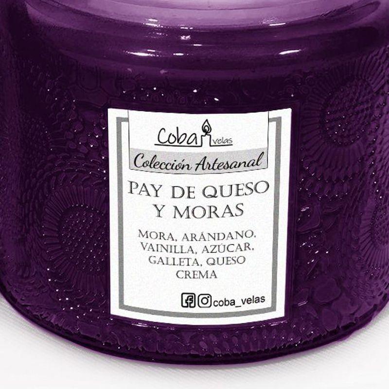 Pay de Queso y Moras - CobaVelas